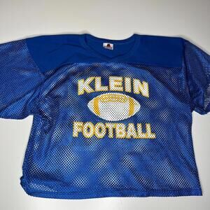 Vintage Riddell Klein Football Mesh Practice Jersey #63 Blue Adult XL Made in US